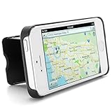 SmartSound Sound Amplifying Case with Kickstand for iPhone 5/5S - Retail Packaging - Matte Black