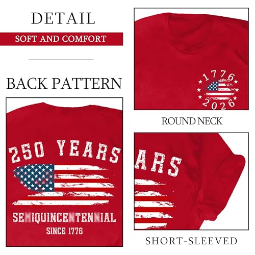 Image of Ithalt Women 4th of July Shirt Fourth of July Shirts USA Sequin Tshirt American Patriotic T-Shirt Stripes Tee Tops