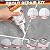 Tile Grout Repair Kit, 2 Pack Grout Filler, Fast Drying Tile Grout, Grout Sealer Bathroom Shower Kitchen Floor Tile, Restore and Renew Tile Joints Line, Gaps, Replace Grout Pen(White)