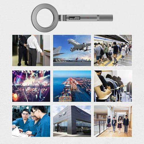 Detector de metais portátil, Detector de metais para adultos,Verificador de metal dobrável - Detecto