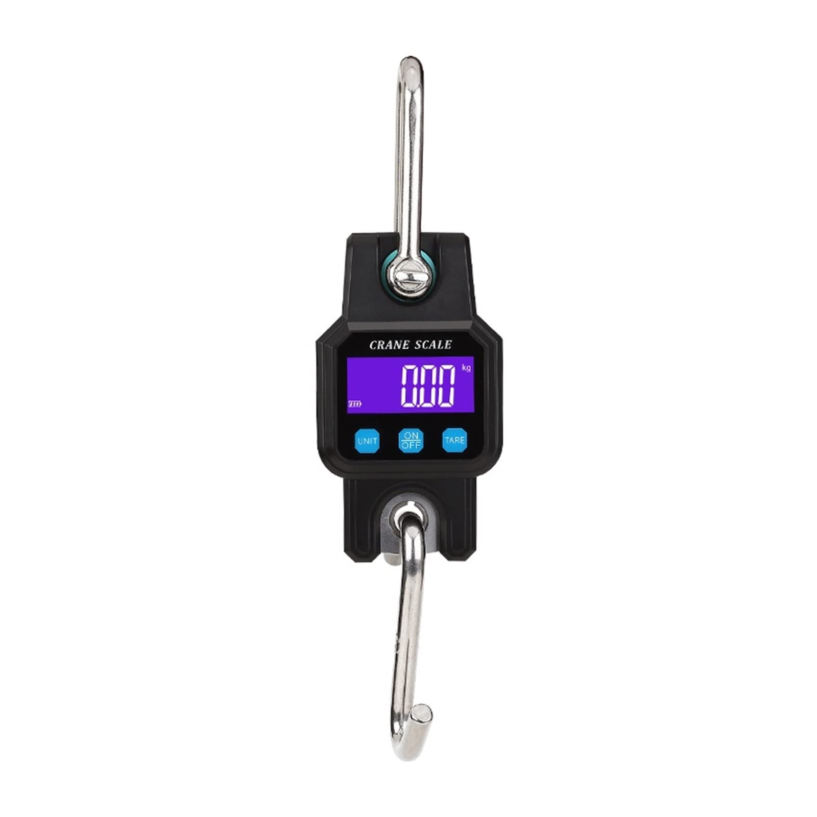 Báscula de grúa Báscula de grúa Industrial pequeña portátil, báscula de caza electrónica Digital de 300 kg/50g, báscula de pesca de doble precisión recargable Muy resistente(Nero)