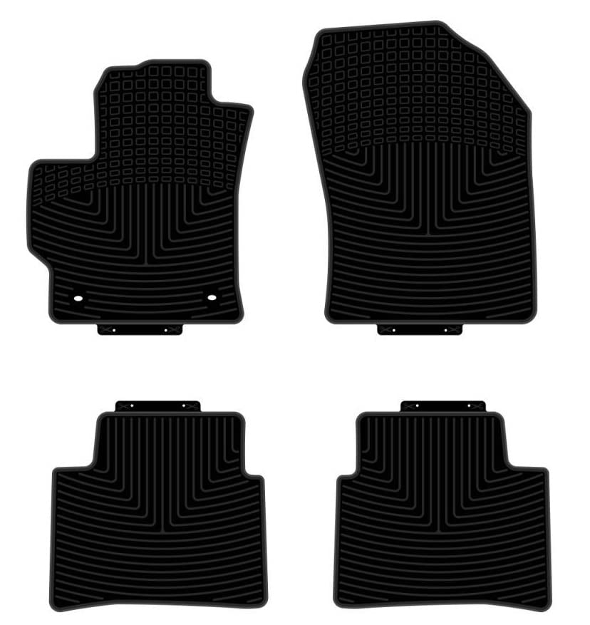 Fits 2020-2024 Toyota Corolla Sedan Floor Mats Front & 2nd Row Seat Liner Set 3D Custom Fit All-Weather Full Set Liners (Black)