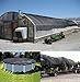 Chiglia Heavy Duty Mesh Tarps 10ft X 10ft Shade Mesh Net Cloth Tarp
