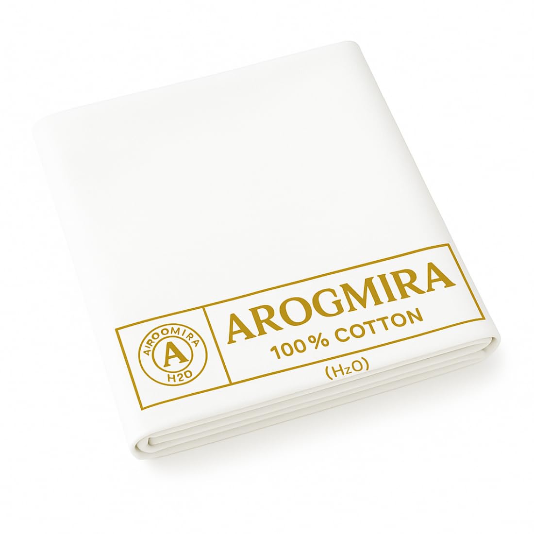 Men’s White 100% Pure Cotton Unstitched Shirt Fabric | Kurta Pajama Material | 36 Inch Premium Shirting Cloth – H2O