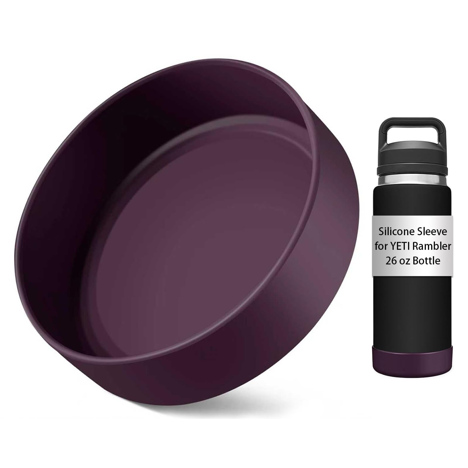 VGHNQ Silicone Sleeve for YETI, Owala Water Bottles, Bottom Boot for YETI 26 36 OZ, Boot Cover for Owala 32OZ, Boots Rambler Mug Water Bottle