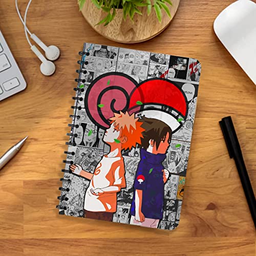 Image of Anime Inspired Sketchbook A5 Spiral Drawing Sketch Book Unruled for Kids Students Gift (Rivals)