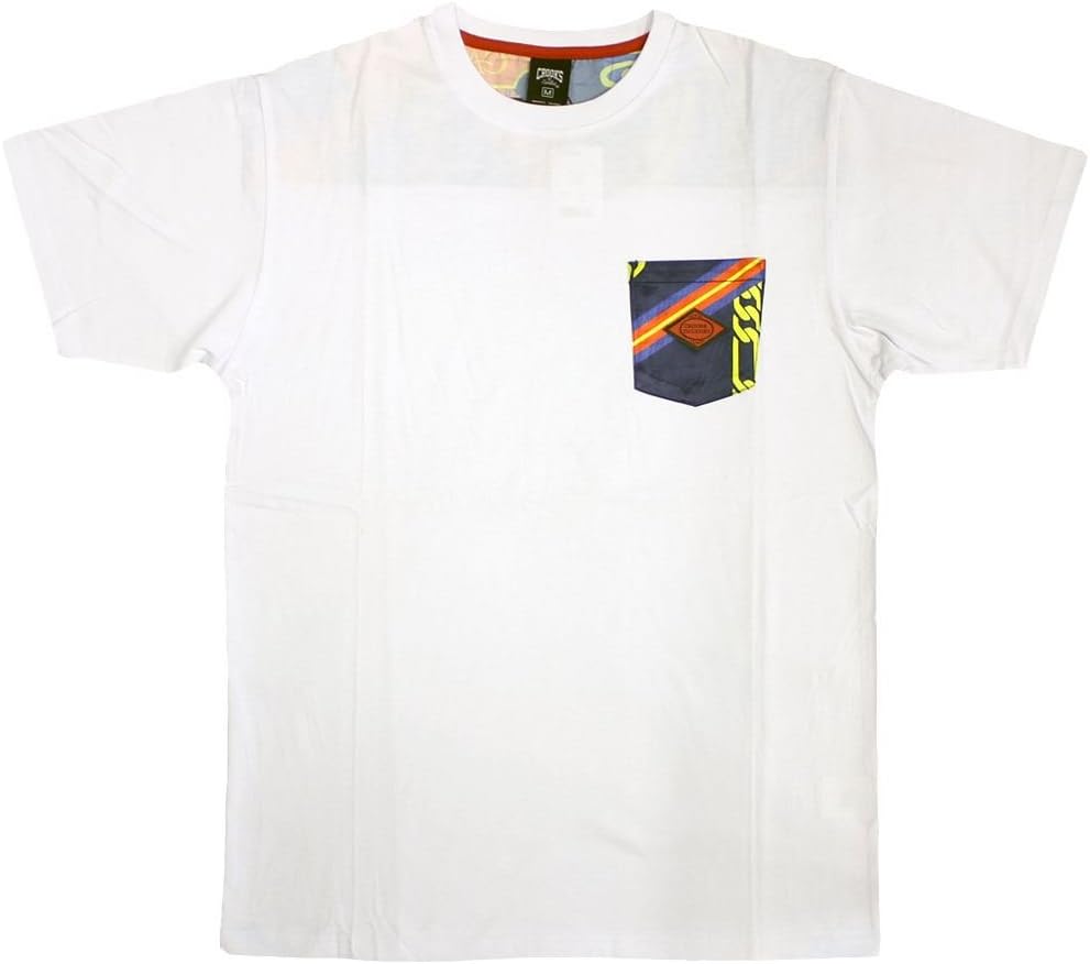 Crooks & Castles Regalia T-Shirt White Navy Multi