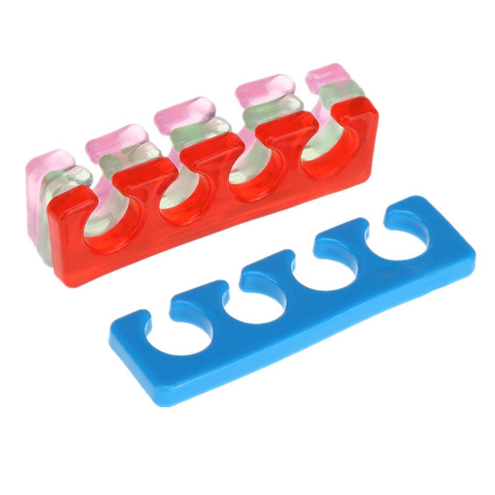 32 Stück Silikon Zehentrenner – Bunt, Weich & Wiederverwendbar Für DIY Pediküre Zu Hause