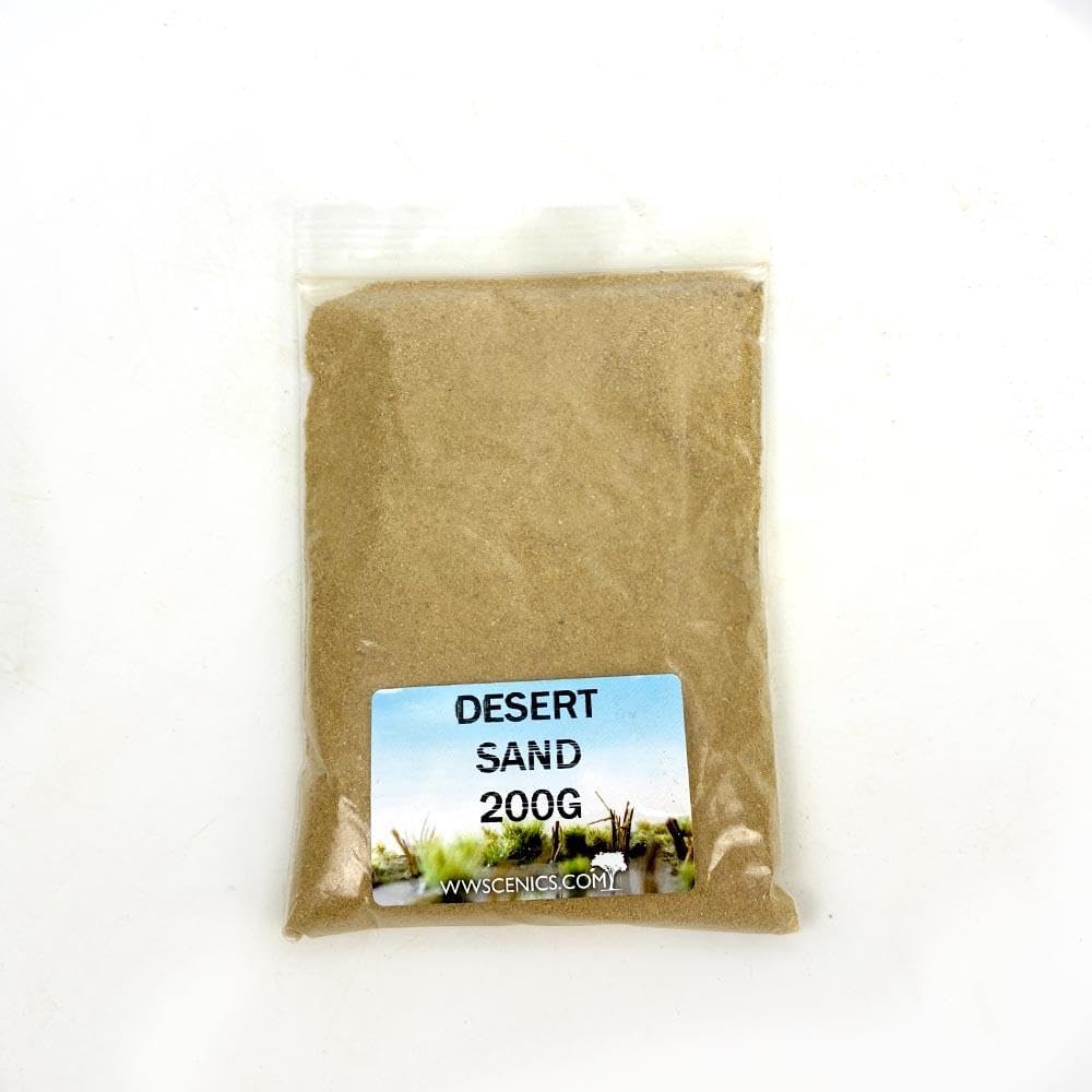 – WWScenics Desert Sand | 200g Bag | Wargame Scenery & Basing Material