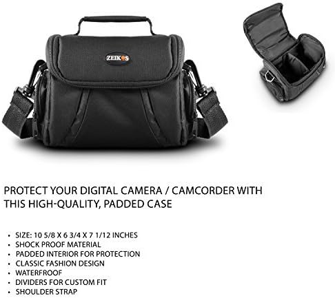 Accessory Starter Kit For The Nikon Coolpix B500, L330, L340, L310, L810 L820, L620, L830, L840 Digital Camera Includes Deluxe Carrying Case + 50 Tripod w/Case + Screen Protectors + Mini Tripod + More