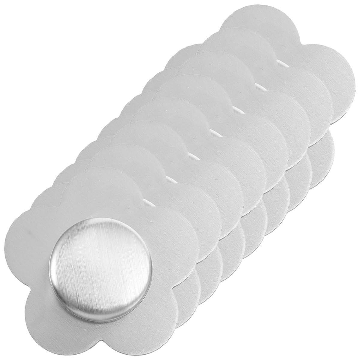 TOVINANNA Magnetic Tablecloth Weights Pendant Set 8pcs, Stainless Steel Windproof Table Cover Fixing Clips Flower Design for Outdoor Picnic and Home Dining Table Decorations