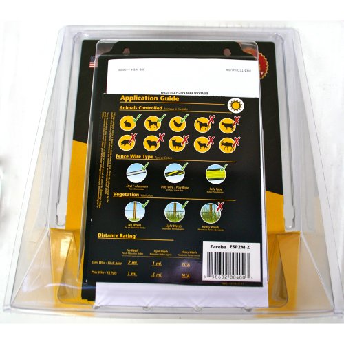 image for Zareba ESP2M-Z Solar Powered Low Impedance Electric Fence Charger - 2 