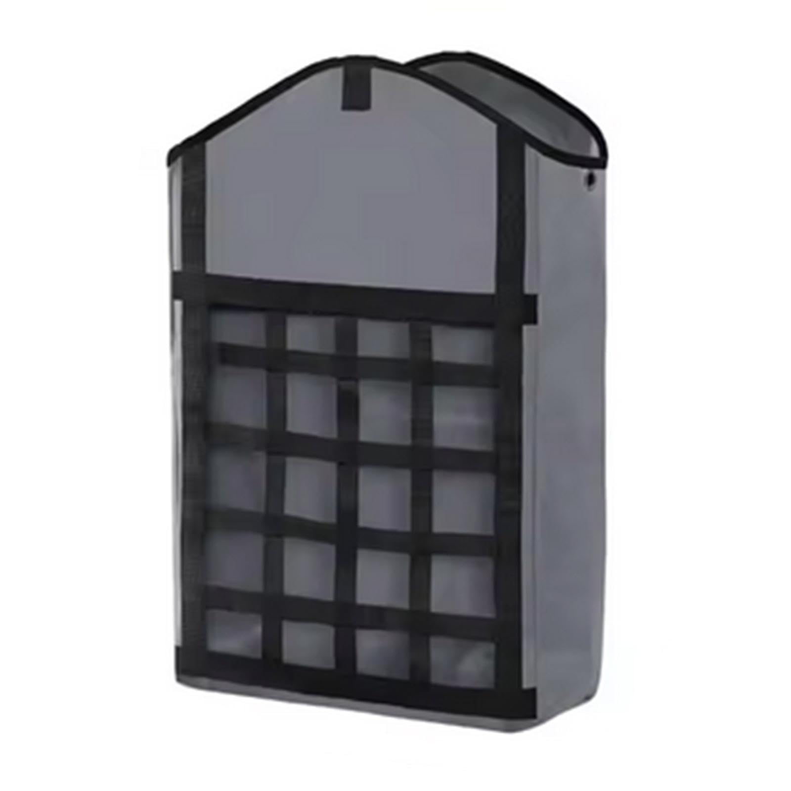 Horse Hay Bale Bag Heavy Duty Extra Large with Hay Nets for Goat Farm Stable Grey-image-24