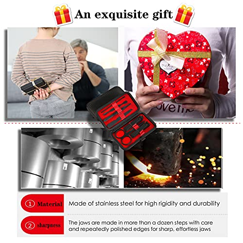 7-Piece Stainless Steel Manicure & Pedicure Set with Case - Image 6