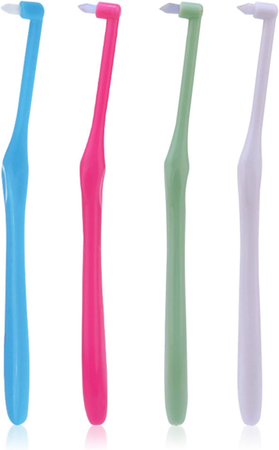 4 PCS Brace Brush, Orthodontic Toothbrushes Dental Gap Brushes Manual