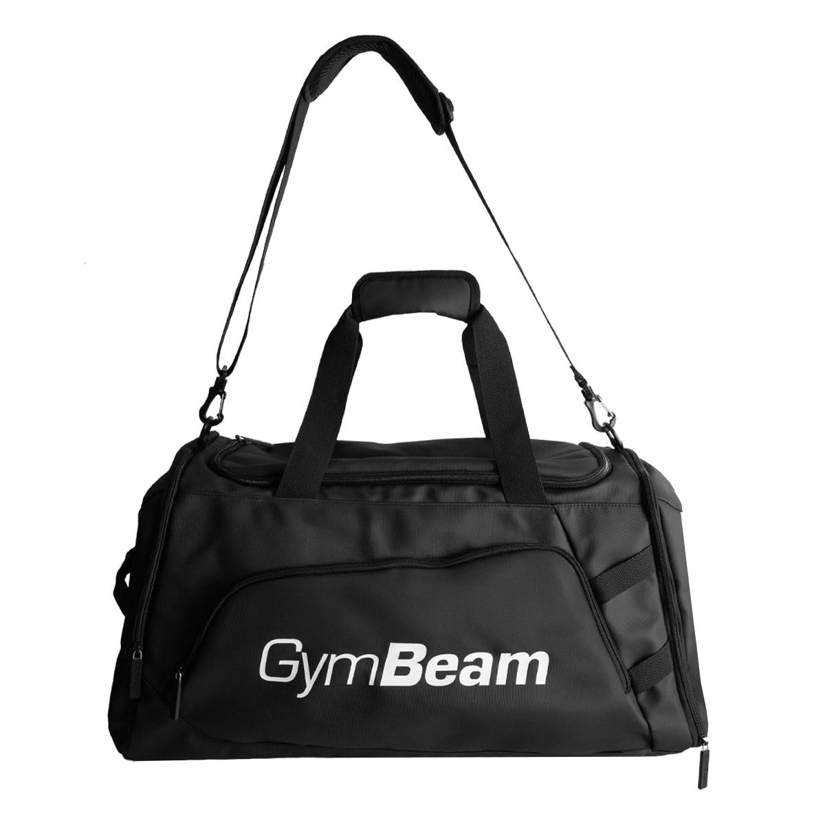 GymBeam Borsa Sportiva Multifunzionale - Borsone da Palestra con Scomparto per Scarpe e Tasche - Borsa Viaggio Fitness 50 Litri - Design Moderno e Resistente, Ideale per Sport e Viaggi