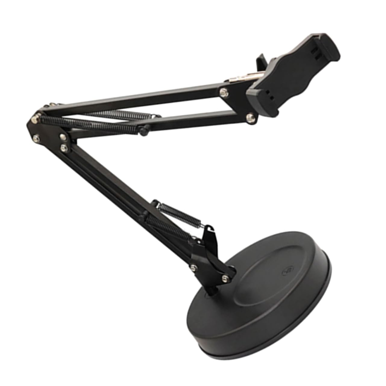 Soporte Extensible para Teléfono Móvil Soporte para Teléfono Móvil para Escritorio Estable Regulación Adaptable para Videografía y Fotografía en Negro