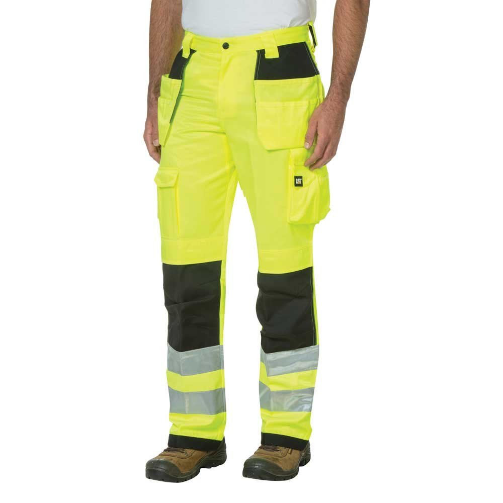 Caterpillar Trademark Work Pants for Men Built from Tough Canvas Fabric with Cargo Space and Ease of Movement, Classic Fit, Black/Graphite, 34W x 32L — view 4