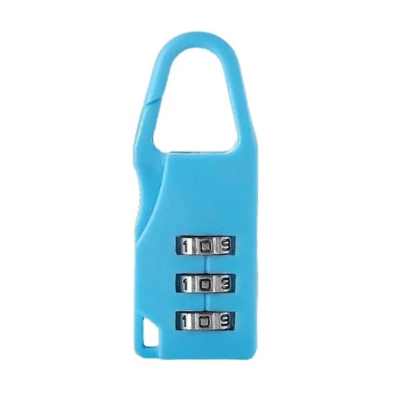 Lock Luggage Digit Suitcase Combination Lock Plastic Mini Combination Padlock Luggage Travel Lock(Blue)