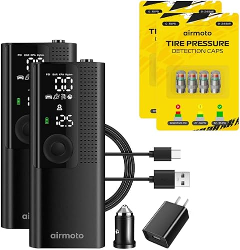 Airmoto con kit de potencia y paquete de tapa de presión (paquete de 2)