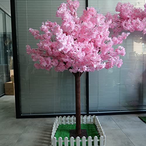 Artificial Cherry Blossomtrees Weeping Cherry Blossom Tree Handmade Light Pink Tree Indoor Outdoor Home Office Party Wedding (5Ft Tall/1.5M) #TOP1