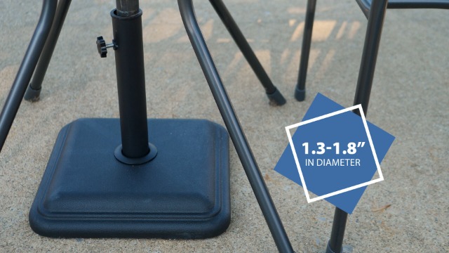 US Weight 26lb Outdoor Umbrella Base - Use with Patio Table