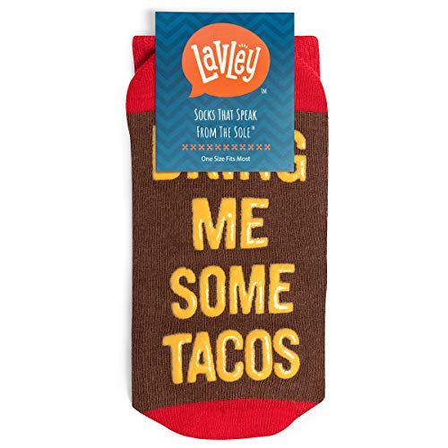 Lavley If You Can Read This - Funny Socks Novelty Gift For Men, Women And Teens (Tacos) #TOP6