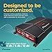 Pioneer GM-A6704 4-Channel Car Amplifier – 1000W Max, Class AB, Bridgeable Design, Bridgeable, High-/Low-Pass Filters