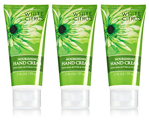 Lot of 3 Bath Body Works White Citrus 2.0 oz Nourishing Hand Cream