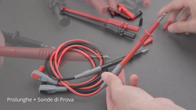 8 Puntali Per Multimetro - Kit Professionale Con Clip A Coccodrillo E Estensioni - Foto 7