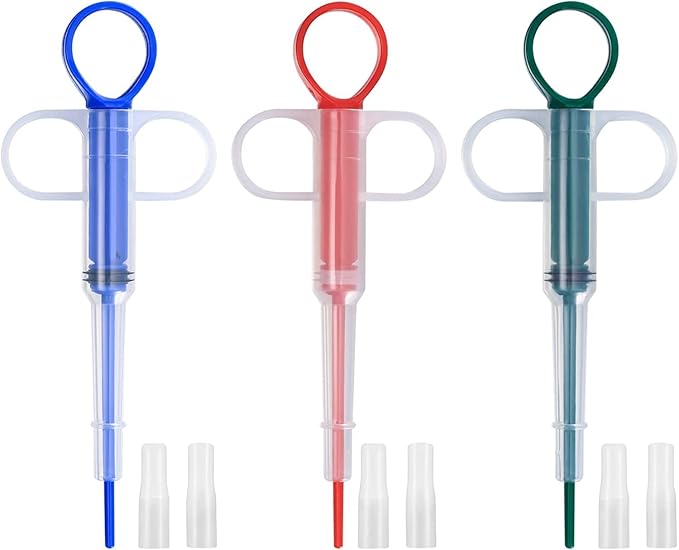 woshilaoDS 3 Pcs Cat Pill Shooter, Dog Pill Dispenser, Pet