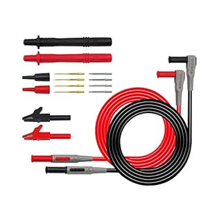 DollaTek Electronic Digitale multimeter meetkabelset krokodilklemmen verwisselbare meetpunten