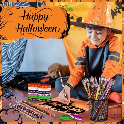 Set 48 Lápices Halloween y Pulseras de Silicona miniatura 5