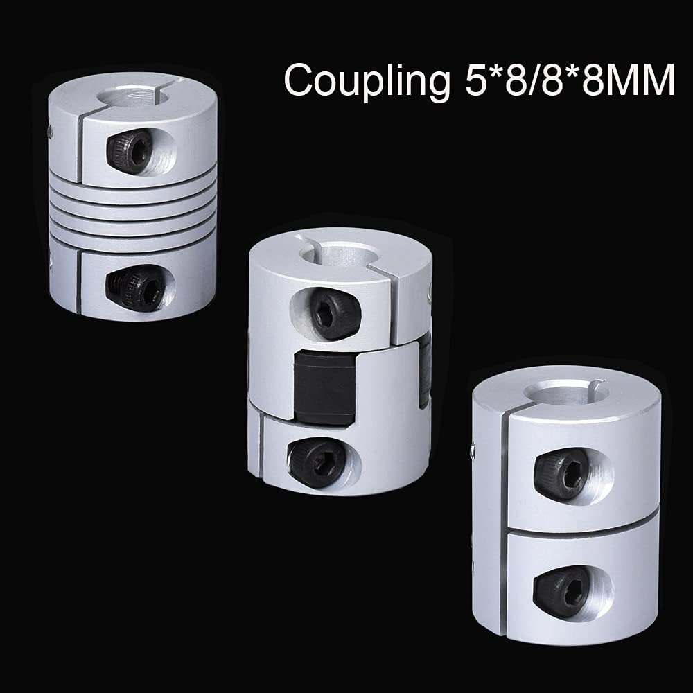 review Basic Cellphone Cases CNC Parts Coupler for 3D Printer Parts Flexible Shaft Coupler 58/88mm for CNC Stepper Motor (Color : Plum Blossom, Size : 8x8MM)