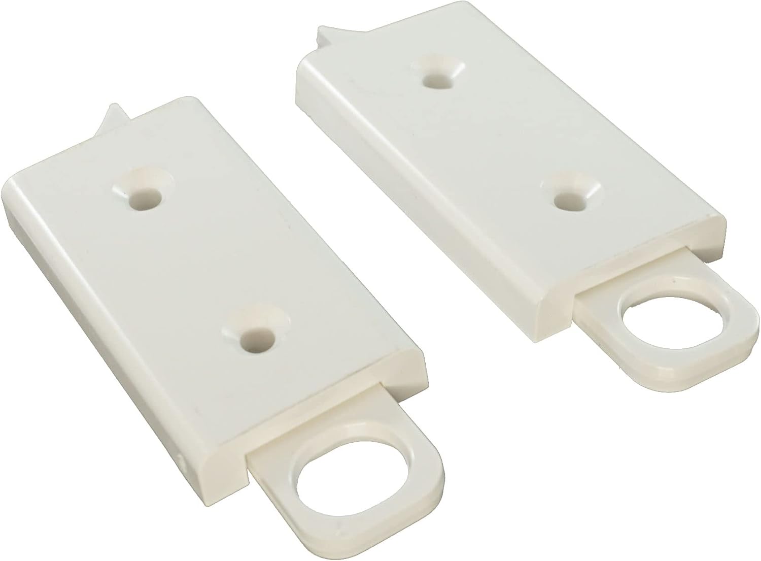 WRS 1-1/2″ Window Tilt Latch Assembly Set with Stops – Surface Mount Window Tilt Latches for Double Hung Window Sash – Spring Loaded Window Tilt in Left & Right Pair – Black
