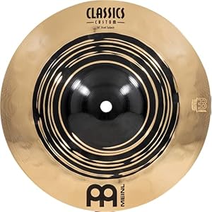 Meinl Cymbals Classics Custom Dual 10″ Splash Cymbal voor Drumset, Donker/Briljant — Made in Germany — B12 Bronze, 2 jaar garantie, (CC10DUS)