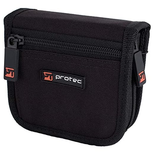 Bolsa para boca de trombone duplo Pro Tec A222ZIP com fecho de zíper, preta