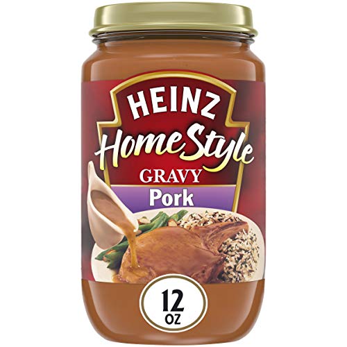 Heinz Homestyle Pork Gravy (12 oz Jars, Pack of 12)