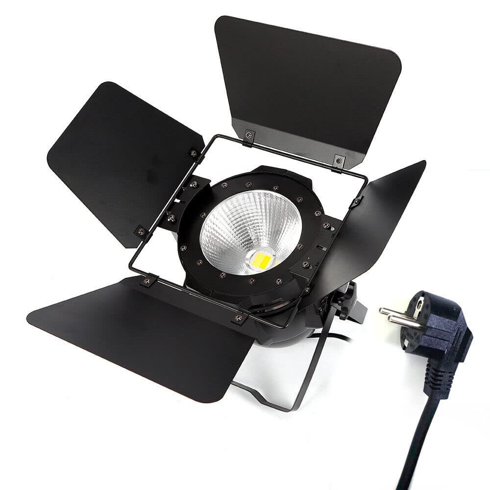 Bühnenbeleuchtung, 2in1 200W COB LED Punktstrahler, Audience Scheinwerfer Bühnenbeleuchtung Par Sound, Theaterstrahler Stage Effekte Light