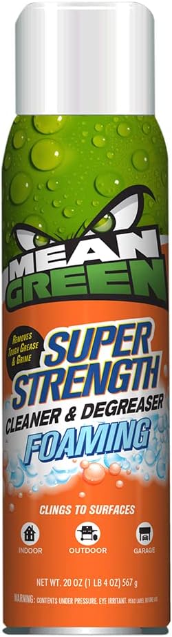 Mean Green Super Strength Foaming Aerosol 20 Ounce Can,clear,354204