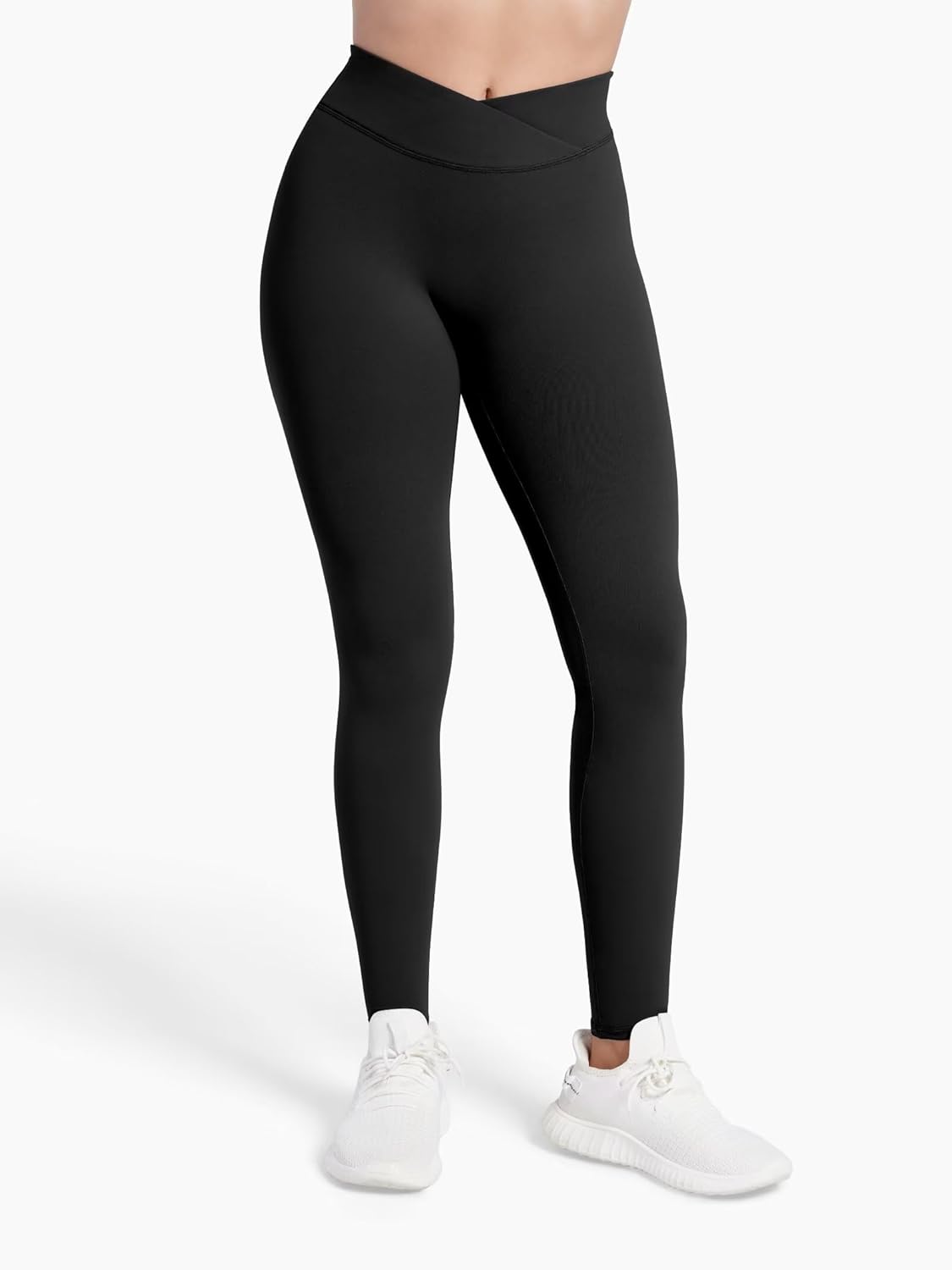 Sunzel No Front Seam Butt Lifting Yoga Leggings for Women V Crossover High Waist Lycra Workout Pants Tummy Control Gym Causal - Image 2