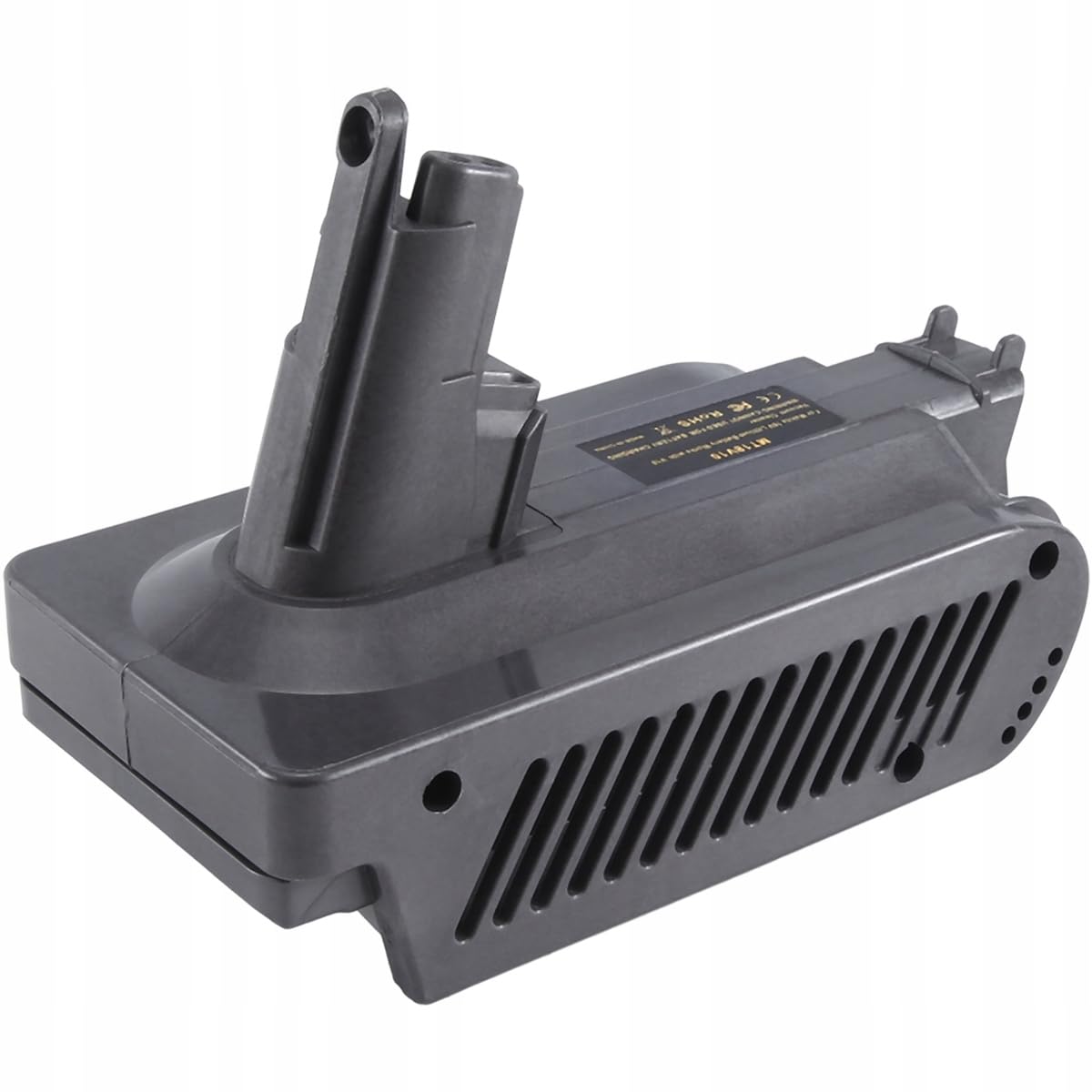 Adaptateur Batterie Compatible – Remplacement non original pour batteries Bosch 18V avec aspirateurs Dyson V10 | ABS résistant | Pour BAT622/BAT609