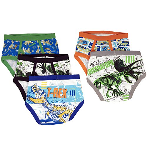 Jurassic World Boys' Little Underwear Multipacks, Brief5pk, 4