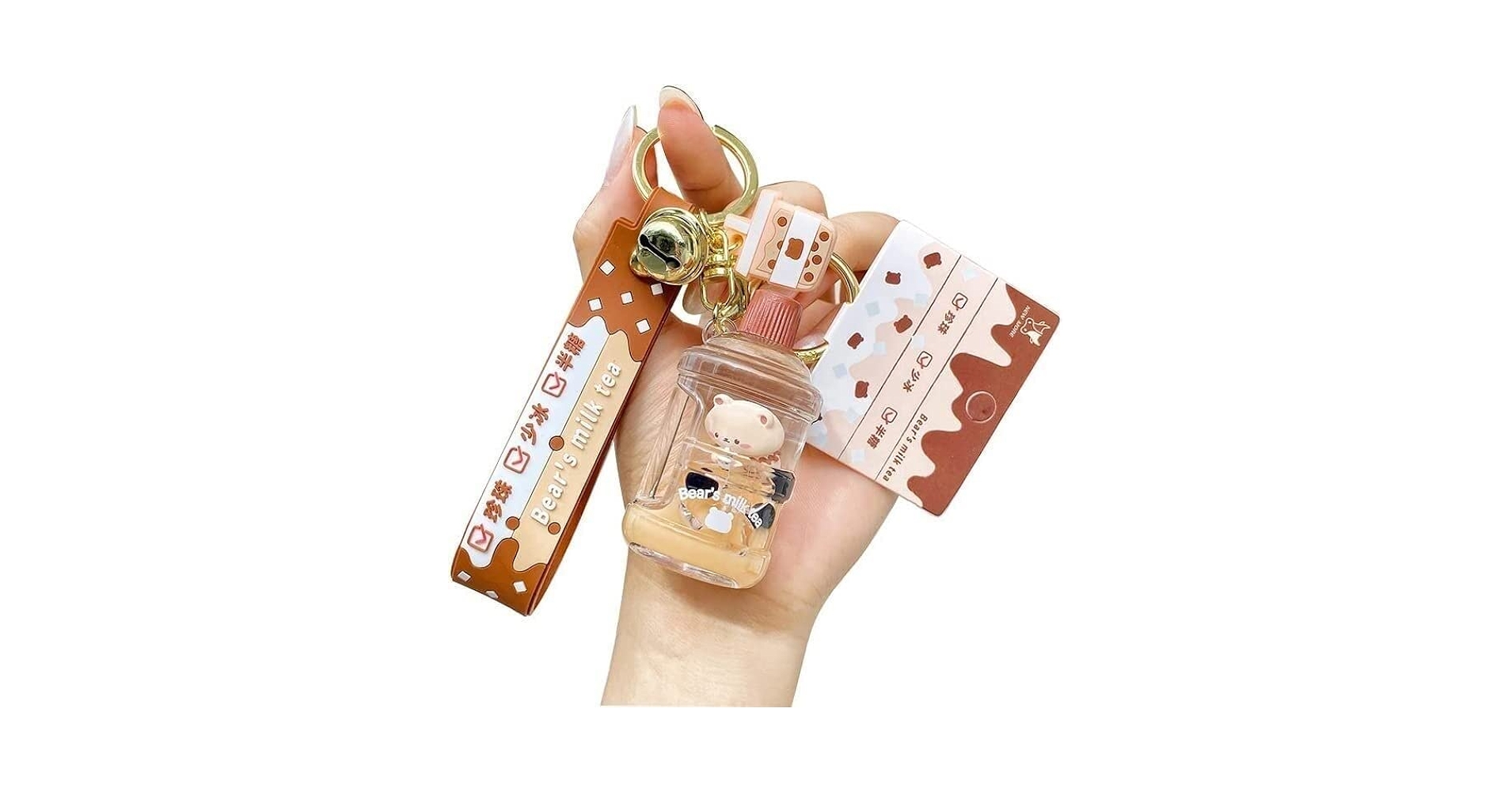 Q-pot. 新品未使用品　メルティードーナッツキーホルダー　カフェモカ 残り1点】メルティー カフェモカ ドーナッツ ネックレス | Q-pot