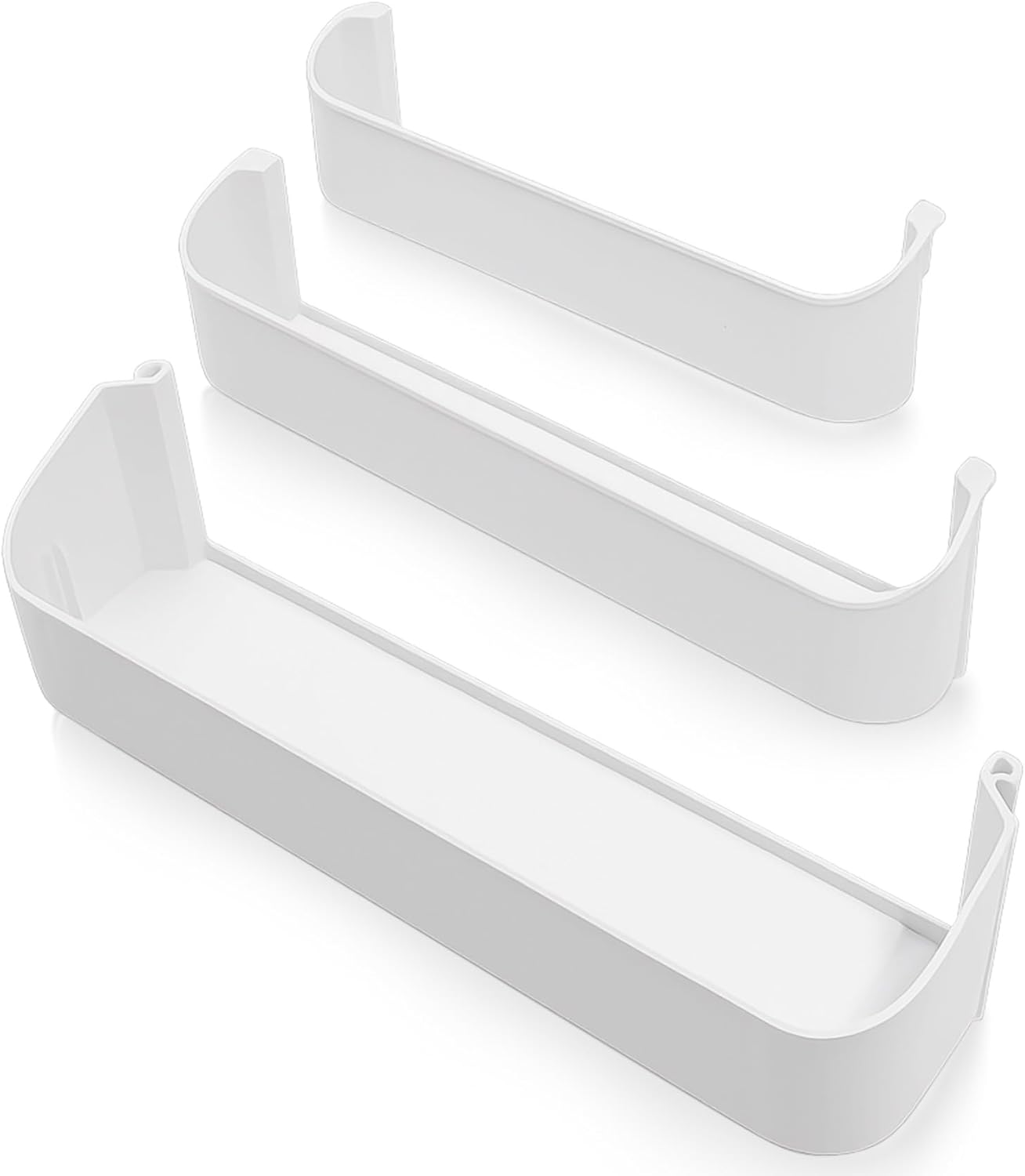 29325760166 RV Refrigerator Door Shelf Kit Compatible with Dometic DM2652 DM2852 RGE400 RM2451, Replace RV Fridge Freezer (3316081.901) /Upper (2932576016) /Bottom (2932575018) Door Shelf