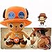 lhtczzb 30Cm 4Pcs / Set Muñeco De Peluche De Felpa De Anime, Cojín De Algodón Suave para Mascotas Luffy Chopper Cosplay Law Sabo Sanji Peluche De Juguete Natural De Una Pieza