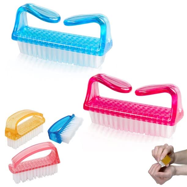 Ghelonadi Plastic Nail Cleaning Scrubbing Brush Multipurpose Manicure Tools for Men Women Fingernail and Toenail Scrub Cleaning Brushes - Image 6