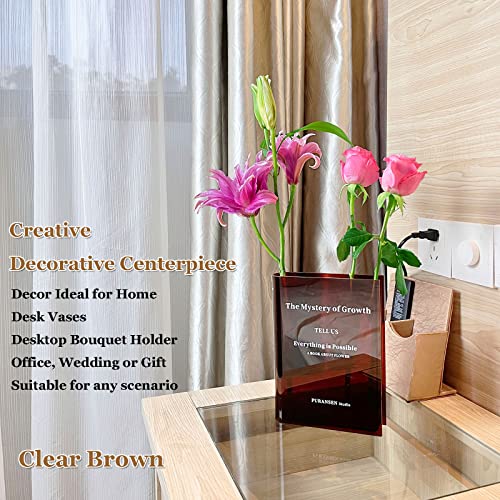 Puransen Acrylic Flower Vase for Aesthetic Room Decor - Image 2
