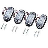 【4PCS LED Muti-funcional Luz de Marcador】Luces Laterales Blancas del LED, Se Pueden Utilizar como Luz del Marcador Lateral, Luz Trasera, Luz Indicadora, Luces de la Cabina, etc.