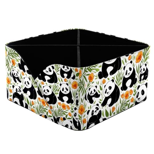 Rangement cosmétiques et papeterie panda : format compact à compartiments multiples - 2